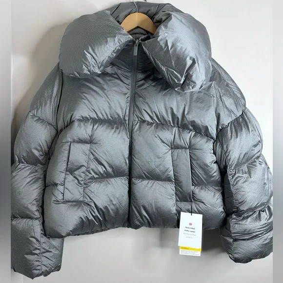 Lululemon フード付きダウンジャケット グレー lululemon athletica | Jackets & Coats | Nwt Size 6 Lululemon